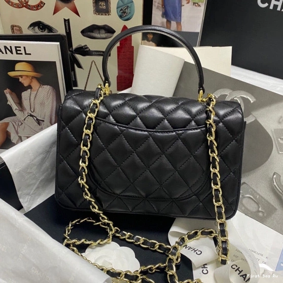 Firstbag Ru BAG HANDLE WITH FLAP MINI CHANEL TOP 0727